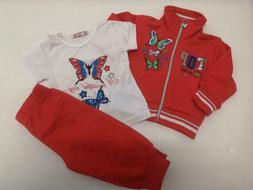 Completo tuta bambina - 12 mesi - cotone