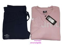 Umbro completo tuta donna da ginnastica sportiva rosa giroco