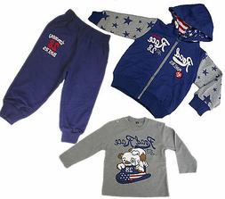 Completo tuta jogging felpa 3 pezzi bambino bimbo autunno ta