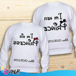You And Me Personalizzate Con Data "her Prince His Princess"