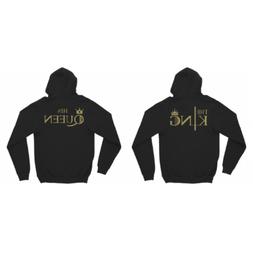 coppia felpa cappuccio the king e his