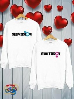 Uomo Donna Coppie Forever Together Bianca Idea Regalo San Va
