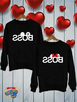 Uomo Donna Coppie The Boss Nere Idea Regalo San Valentino