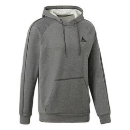 Adidas Core 18 Pullover con Cappuccio Uomo Misto Cotone Grig