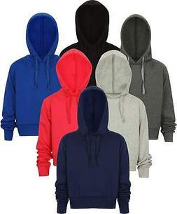 Corto Felpa con Cappuccio Donna Ragazze Pullover Nuovo Joggi