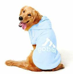 Costume felpa - maglia - T-Shirt - celeste - cappuccio - Adi