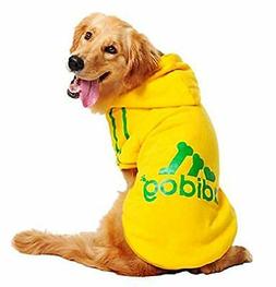 Costume felpa - maglia - T-Shirt - gialla - cappuccio - Adid