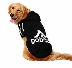Costume felpa - maglia - T-Shirt - Nera - cappuccio - Adidog