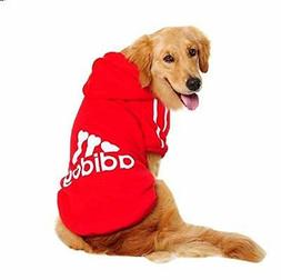 Costume felpa - maglia - T-Shirt - Rosso - cappuccio - Adido