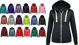 Da Donna Zip Felpa Semplice Giacca con Tasche MISURE XS S M 