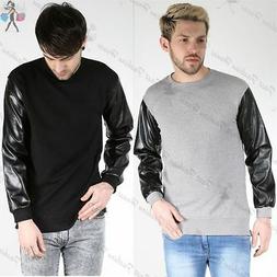 Da Uomo Ragazzo, Elegante GRANDE Cerniera PU Manica King Kou