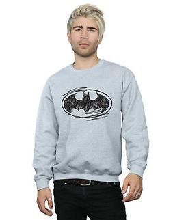 DC Comics Uomo Batman Sketch Logo Felpa