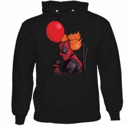 Deadpool Clown Divertente da Uomo Cappuccio Film Supereroe C