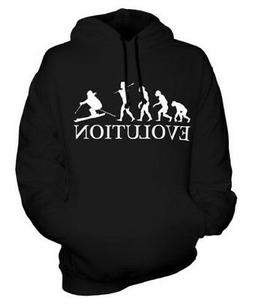 Discesa Sci Evolution Of Man Unisex Felpa con Cappuccio Uomo