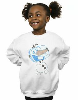 Disney Bambine e ragazze Frozen Olaf Ice Cube Felpa