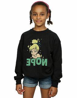 Disney Bambine e ragazze Tinker Bell Nope Felpa