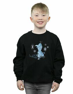 Disney Bambini e ragazzi Frozen 2 Olaf Ice Breaker Felpa