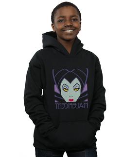 Disney Bambini e ragazzi Maleficent Cropped Head Felpa Con C