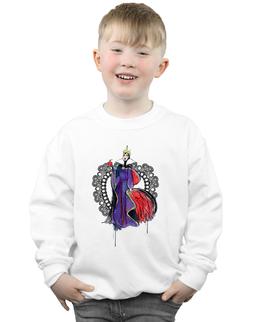 Disney Bambini e ragazzi Villains Maleficent Sketch Felpa