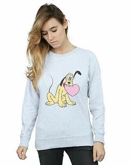 Disney Donna Pluto Love Heart Felpa