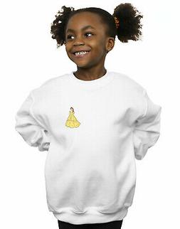 Disney Princess Bambine e ragazze Belle Chest Felpa