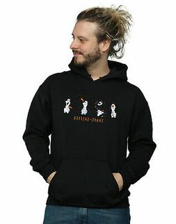 Disney Uomo Frozen 2 Olaf Shape-Shifter Felpa Con Cappuccio