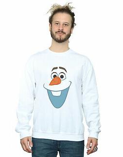 Disney Uomo Frozen Olaf Face Felpa