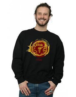 Disney Uomo Mulan Courage Dragon Symbol Felpa