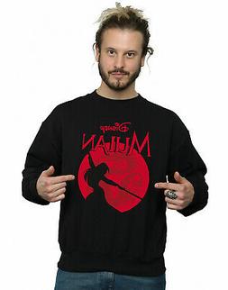 Disney Uomo Mulan Dragon Silhouette Felpa