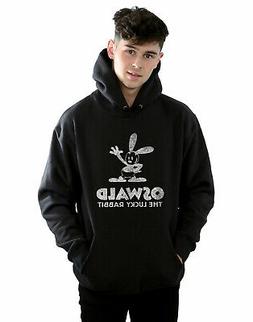 Disney Uomo Oswald Logo Felpa Con Cappuccio