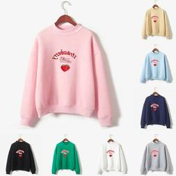 Donna Bambina Carino Pullover Felpa Giapponese Cartoon Kawai