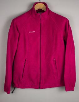 Columbia Donna Casual Zip IN Pile Felpa Taglia M AVZ523