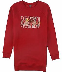 GUESS Donna Embroide, Rosso, x-Small
