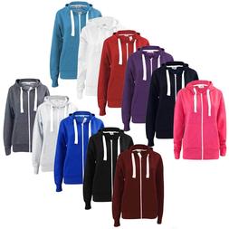 Con Cappuccio Tinta Unita Zip Felpa Donna Pile Giacca Casual