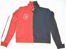 Tommy Hilfiger Donna Logo Giacca IN Pile Con Zip Intera Tagl