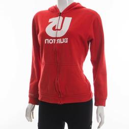 Burton Donna Mano Tasca Completo Felpa con Cerniera Grafico 