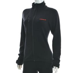 Mammut Donna Pile Cerniera Intera Maglione collo Alto Felpa 