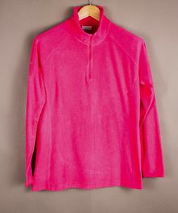 Columbia Donna Regular Zip collo Pile Felpa Taglia XL ATZ340