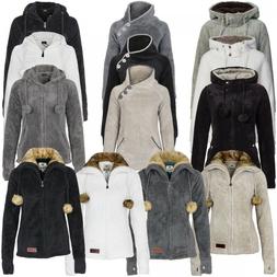 Donna Teddy Giacchetta Pile Caldo Flauschjacke Sublevel, Urb