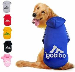 Ducomi Adidog Felpa Cane con Cappuccio 100% Cotone - Maglia 