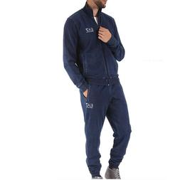 EMPORIO ARMANI EA7 tuta completo uomo felpa pantalone cotone