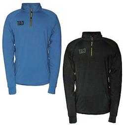 CAT Caterpillar Contorno C1910040 1/4 Zip Top da Lavoro - Sa