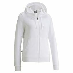 Puma ESS+ Metallic Full-Zip Hoodie TR 583650 02 white