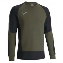 Puma Evostripe felpa verde in cotone da Uomo 583464-70 10172