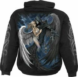 Spiral Direct Fallen Felpa / Biker / Goth / Teschio / Rock/ 