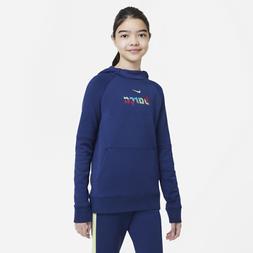NIKE FC BARCELONA PULLOVER HOODIE JR FELPA CON CAPPUCCIO DA 