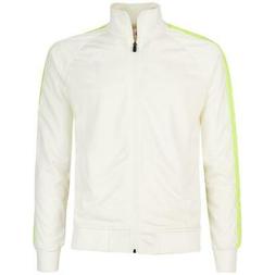 KAPPA FELPA 222 BANDA ANNISTON SLIM - BIANCO/VERDE FLUO - 30