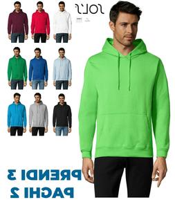 FELPA ADERENTE CAPPUCCIO UNISEX UOMO DONNA HOODIE CASUAL REL