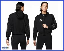 FELPA NIKE AIR da DONNA Sportswear Palestra con Zip Cappucci