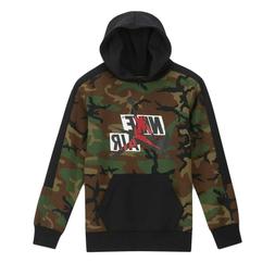 NIKE FELPA AIR JORDAN JUMPMAN KIDS 957423-E4F MAGLIA CON CAP
